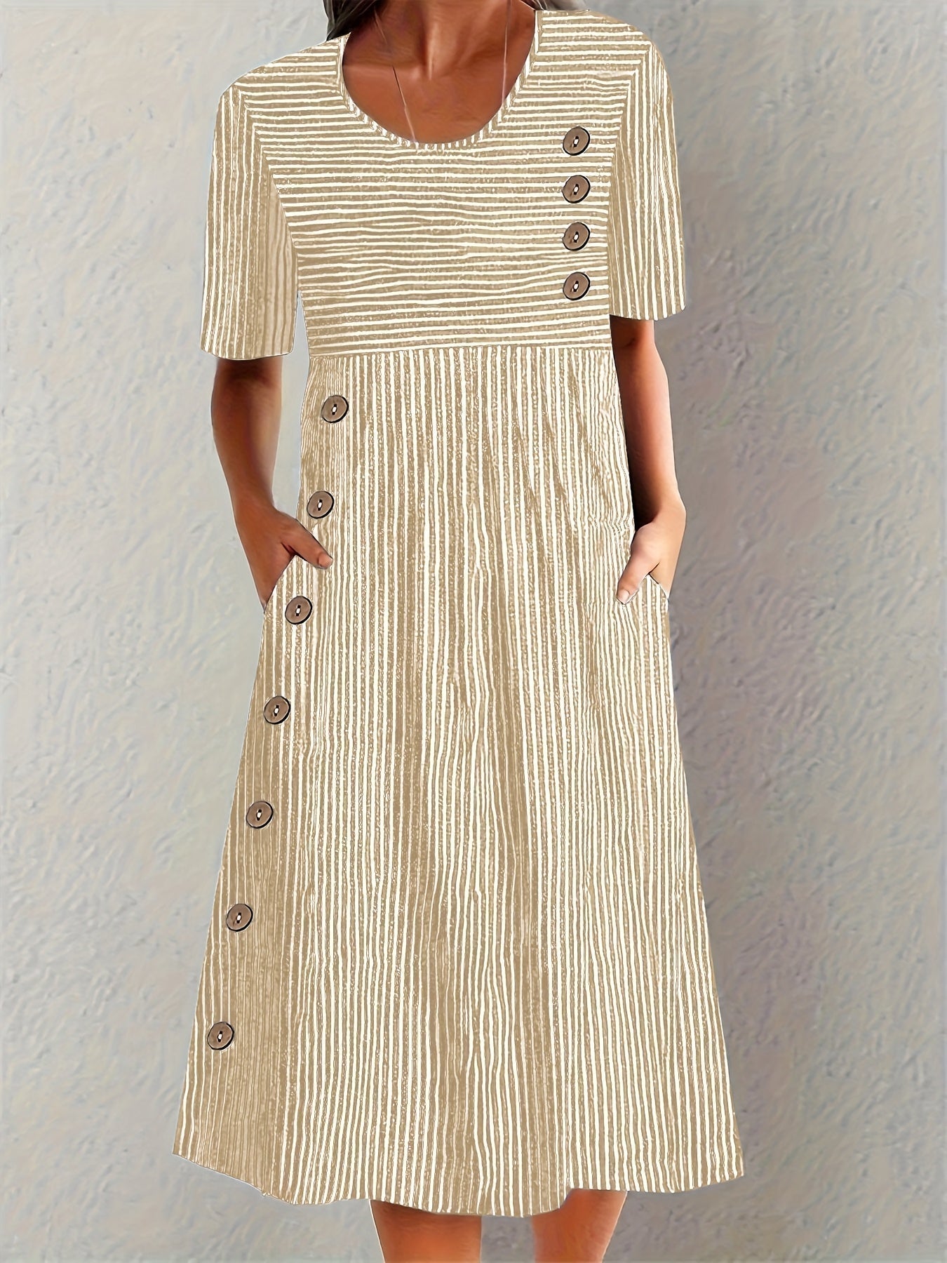 Rose | Striped Summer Dress