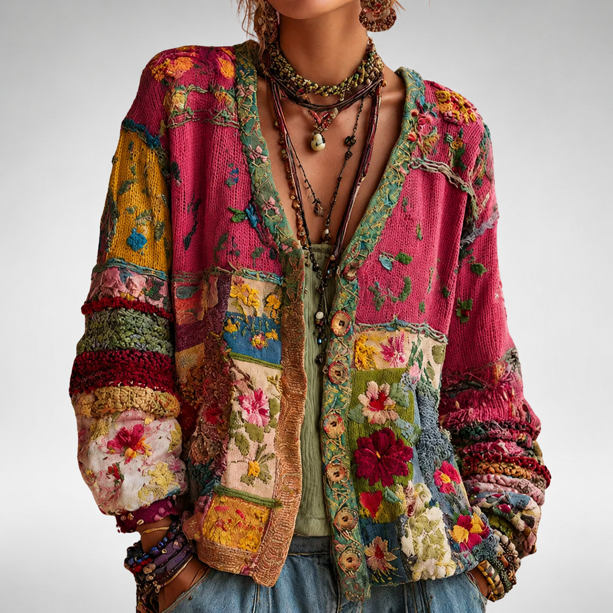Milla™ Boho Knit Jacket