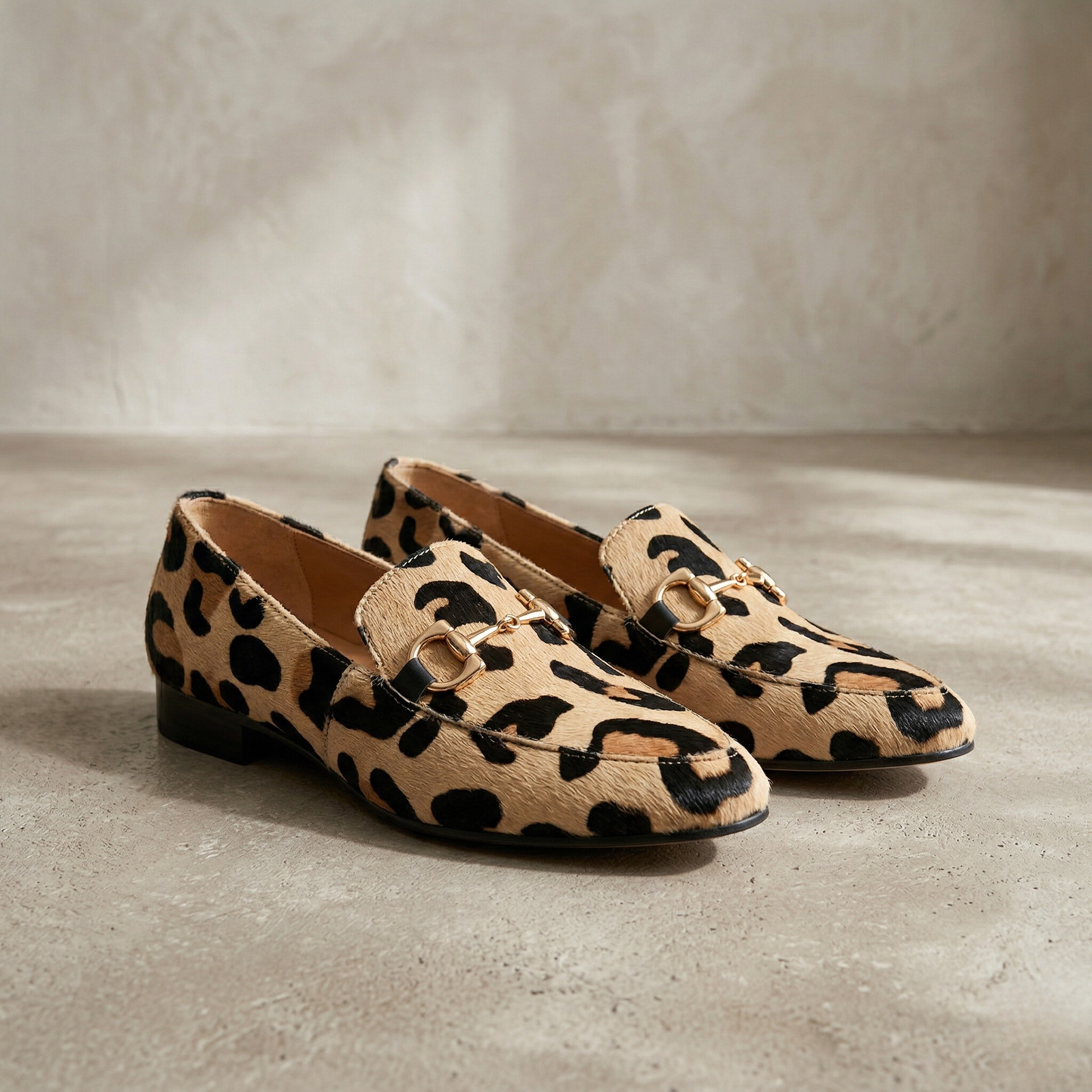 Karen | Supportive Leopard Loafers