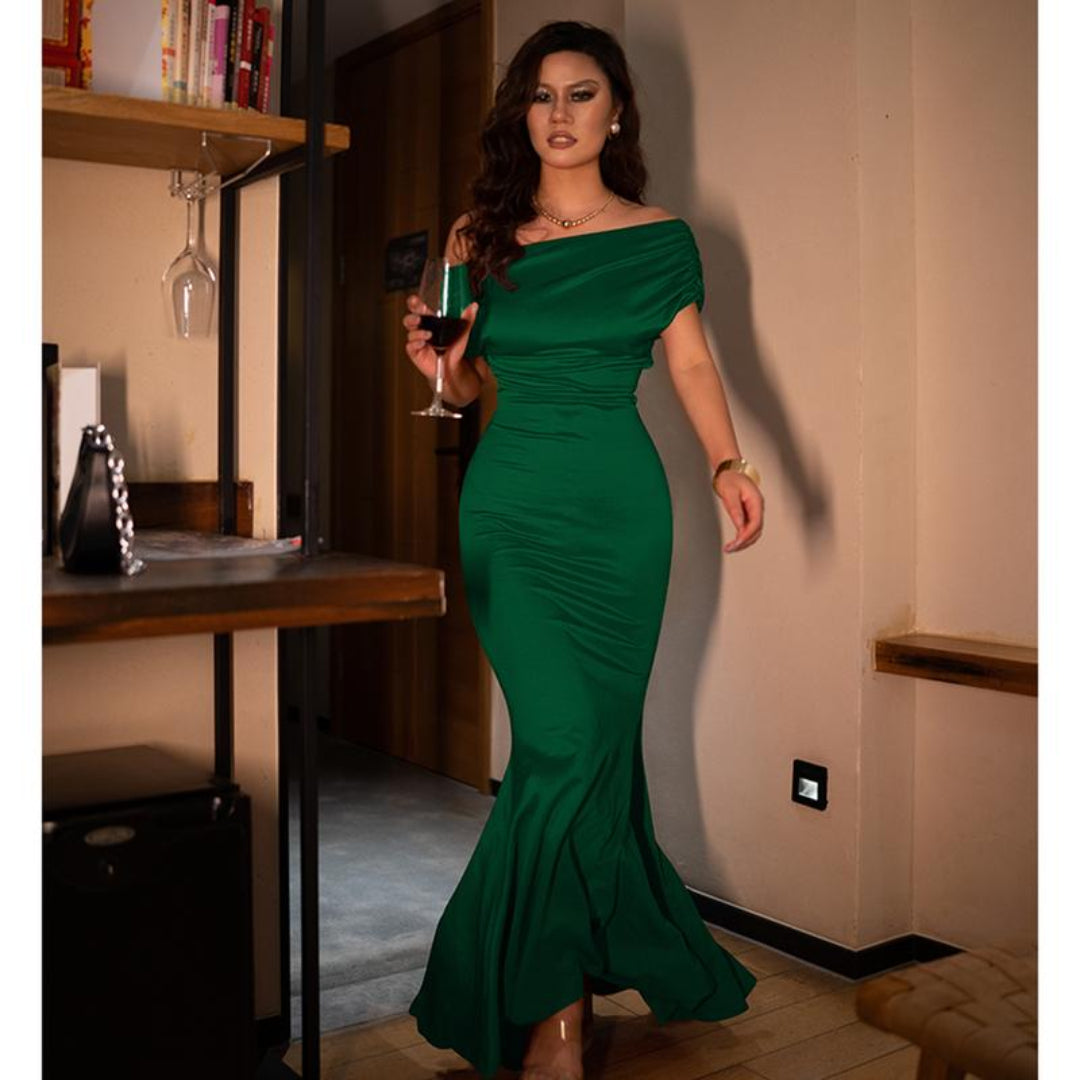 NOEMIA – Elegant Bodycon Maxi Party Dress