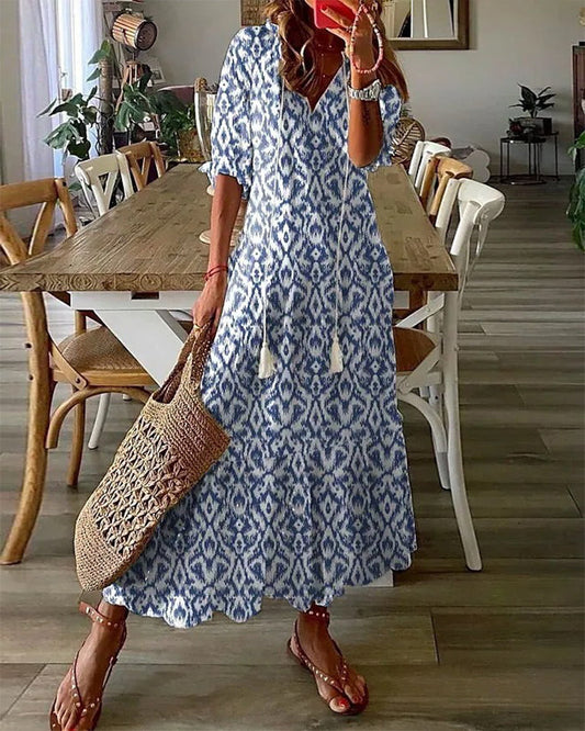 Isabelle™ - Boho Dress With Tummy Coverage