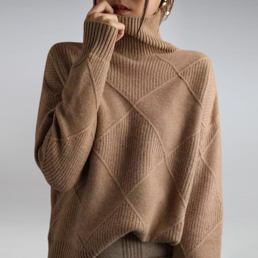 Amalia - Turtleneck Sweater in Soft Cashmere