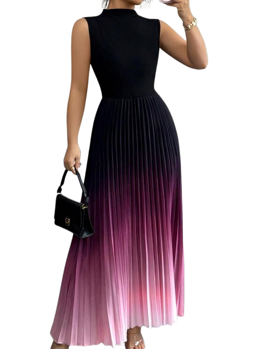 YZA – Elegant Ombre Sleeveless Evening Dress
