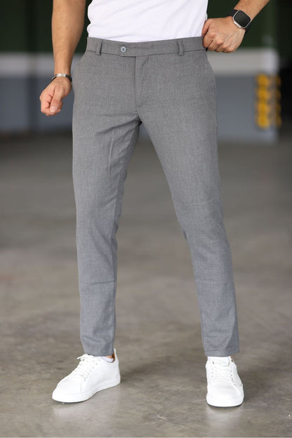 Maxim™ | Chino's Slim Fit Grey Trousers