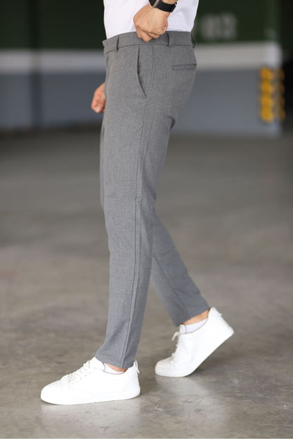 Maxim™ | Chino's Slim Fit Grey Trousers