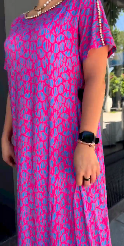 Caynora™ | Plus Size Printed Dress