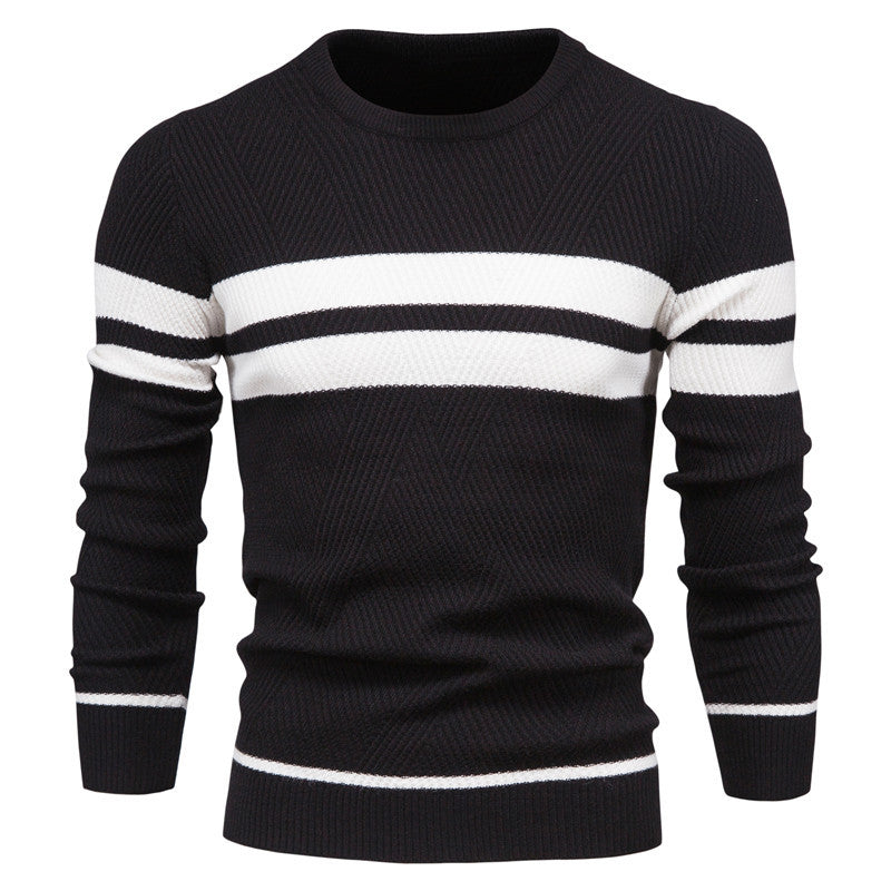 Adriaan™ | Modern Men's Jumper with Stripe Design