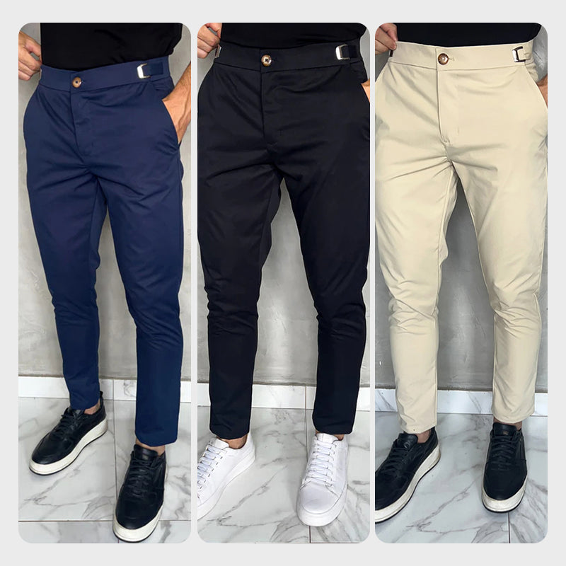 Matan™ | Classic Stretch Slim Fit Trousers