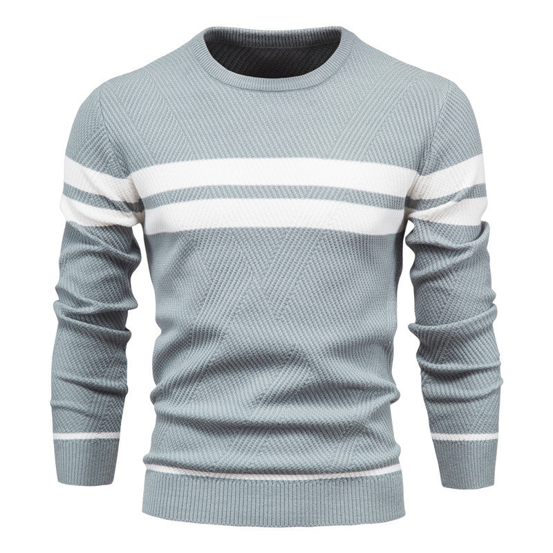 Adriaan™ | Modern Men's Jumper with Stripe Design