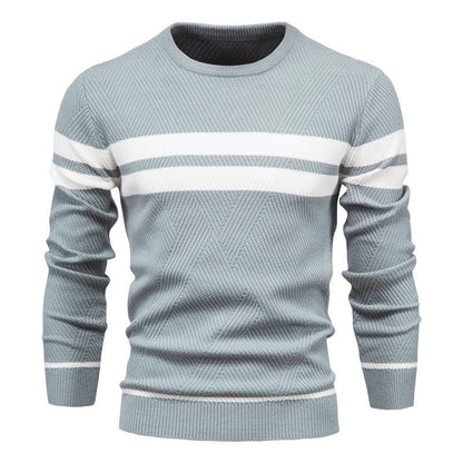 Adriaan™ | Modern Men's Jumper with Stripe Design