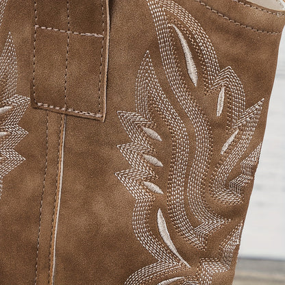 Teana | Western Mid Calf Boots
