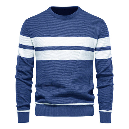 Adriaan™ | Modern Men's Jumper with Stripe Design