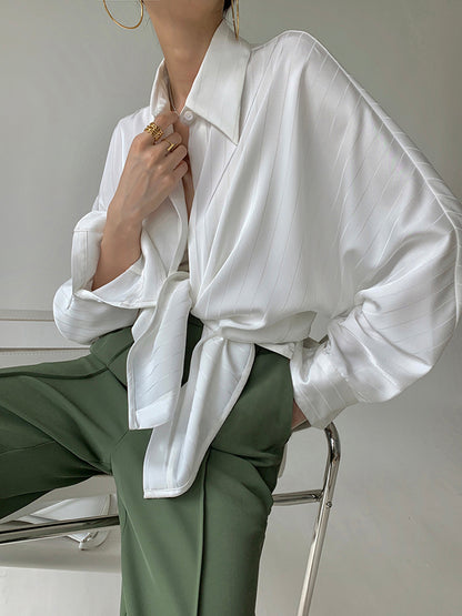 Charlotte™ | Oversized Button Up Collared Shirt