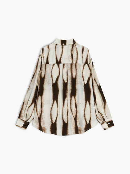 Mia™ | Tie Dye Oversized Button Down Shirt