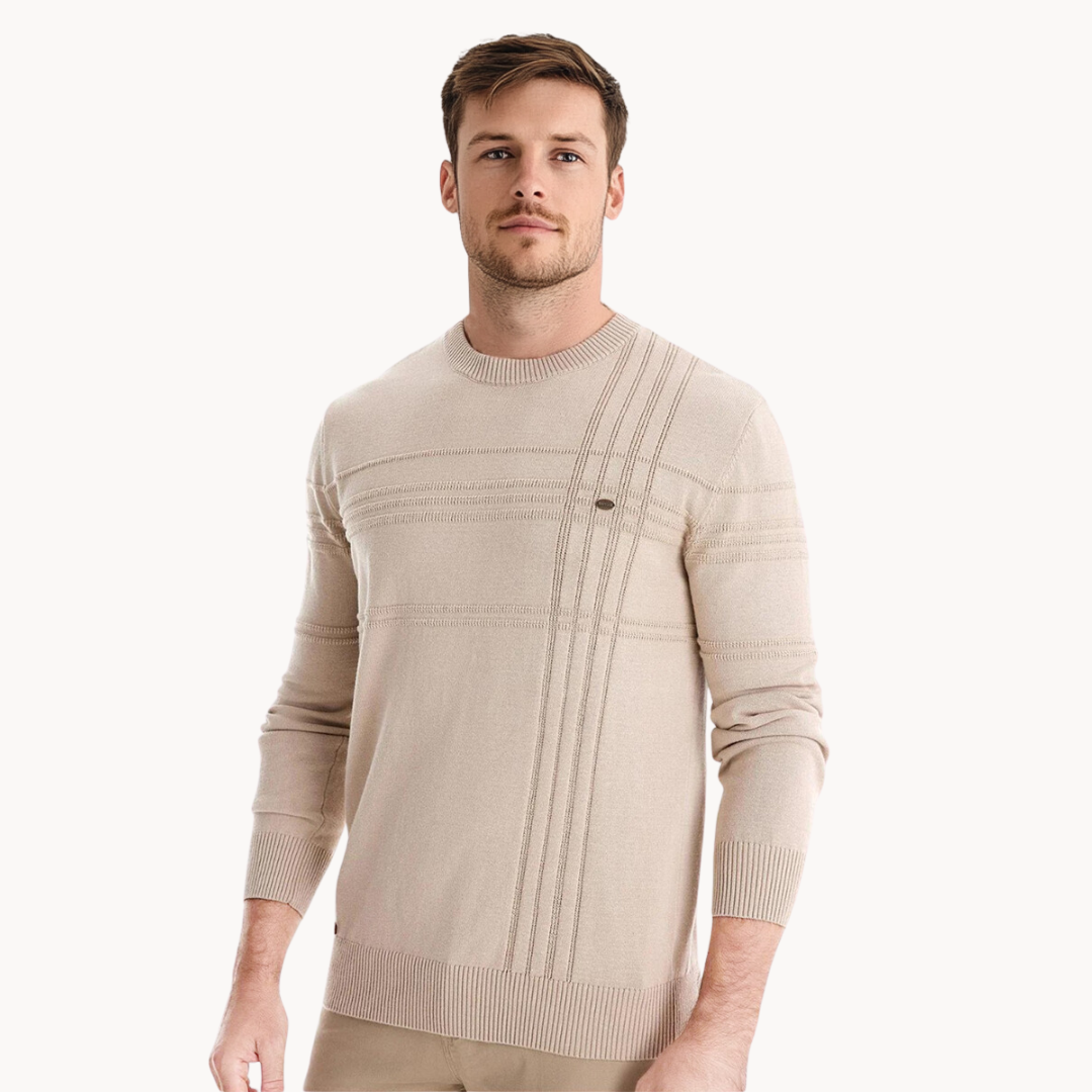 Mark™ | Men's Jumper with Check Design