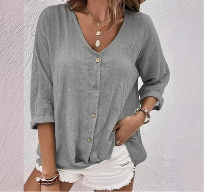 Sola™ | Summer Linen Blouse