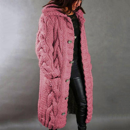 Karina™ | Elegant Cosy Cable-Knit Coat