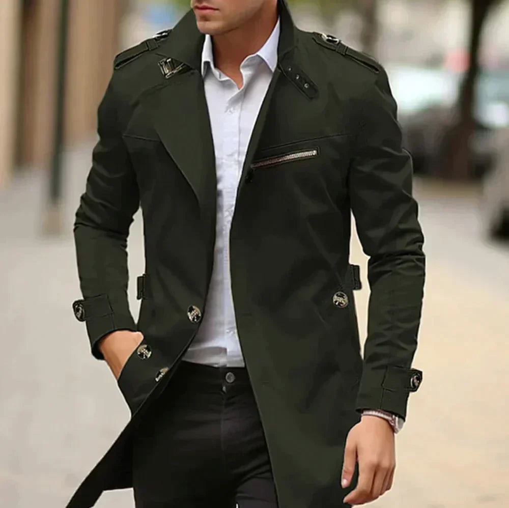 PEREZ | ELEGANT TRENCH COAT FOR MEN