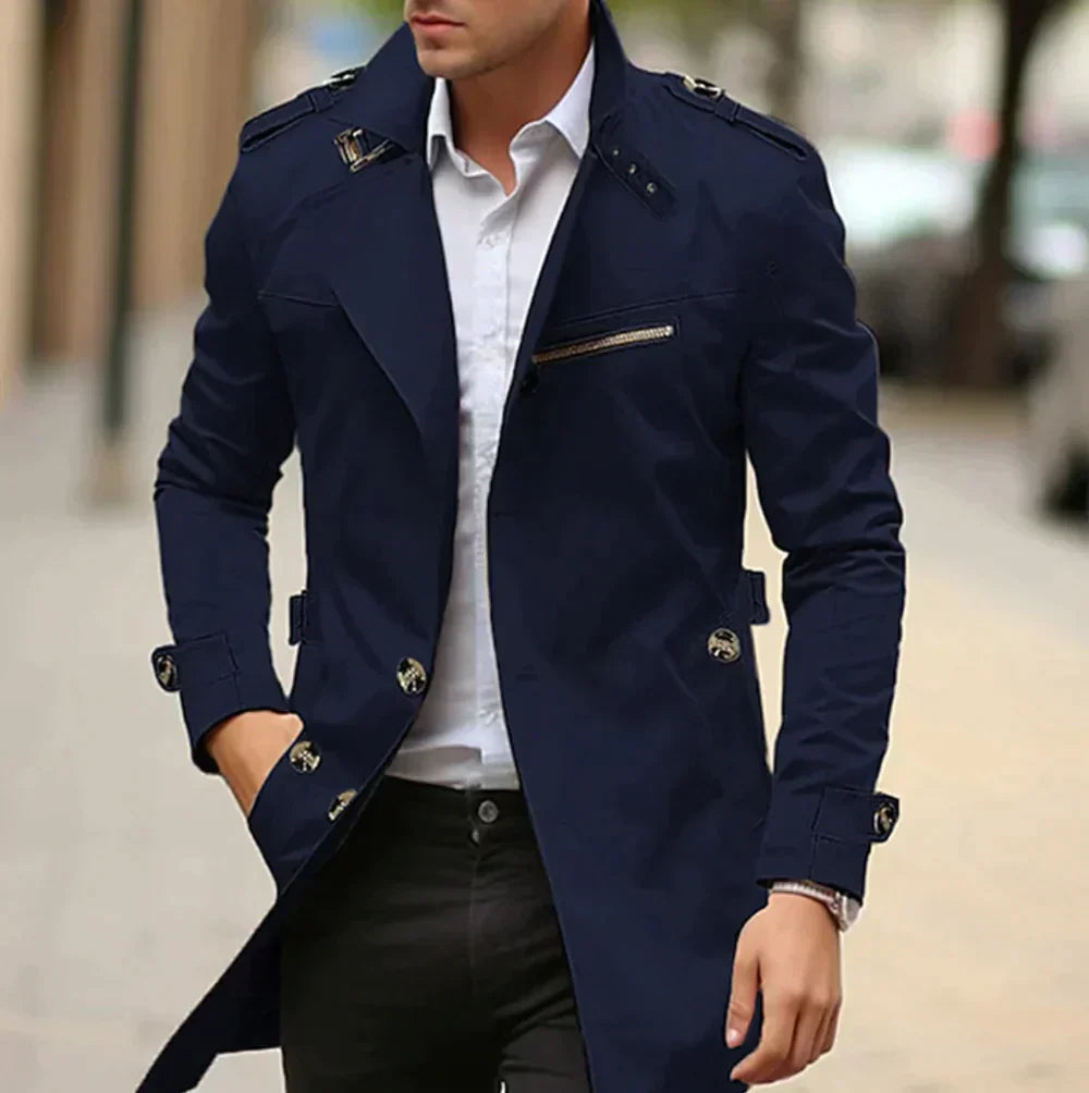 PEREZ | ELEGANT TRENCH COAT FOR MEN