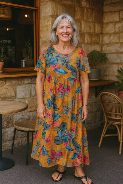 Masie™ | Floral Breezy Maxi Dress