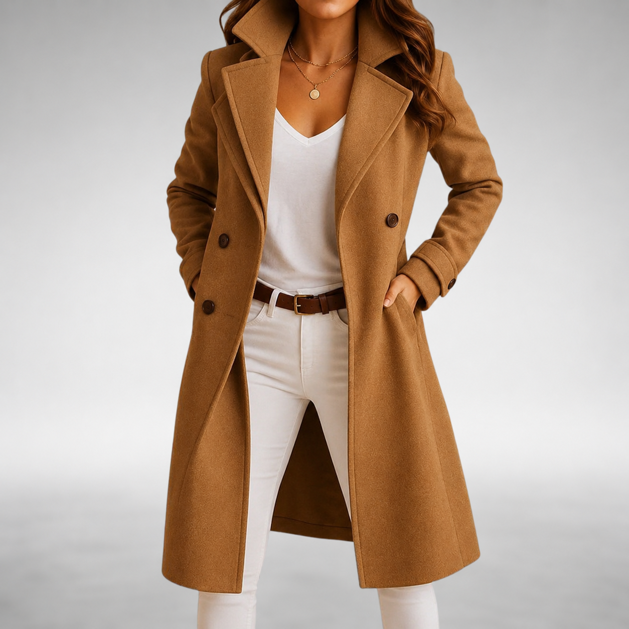 Elise™ Elegant Long Winter Coat