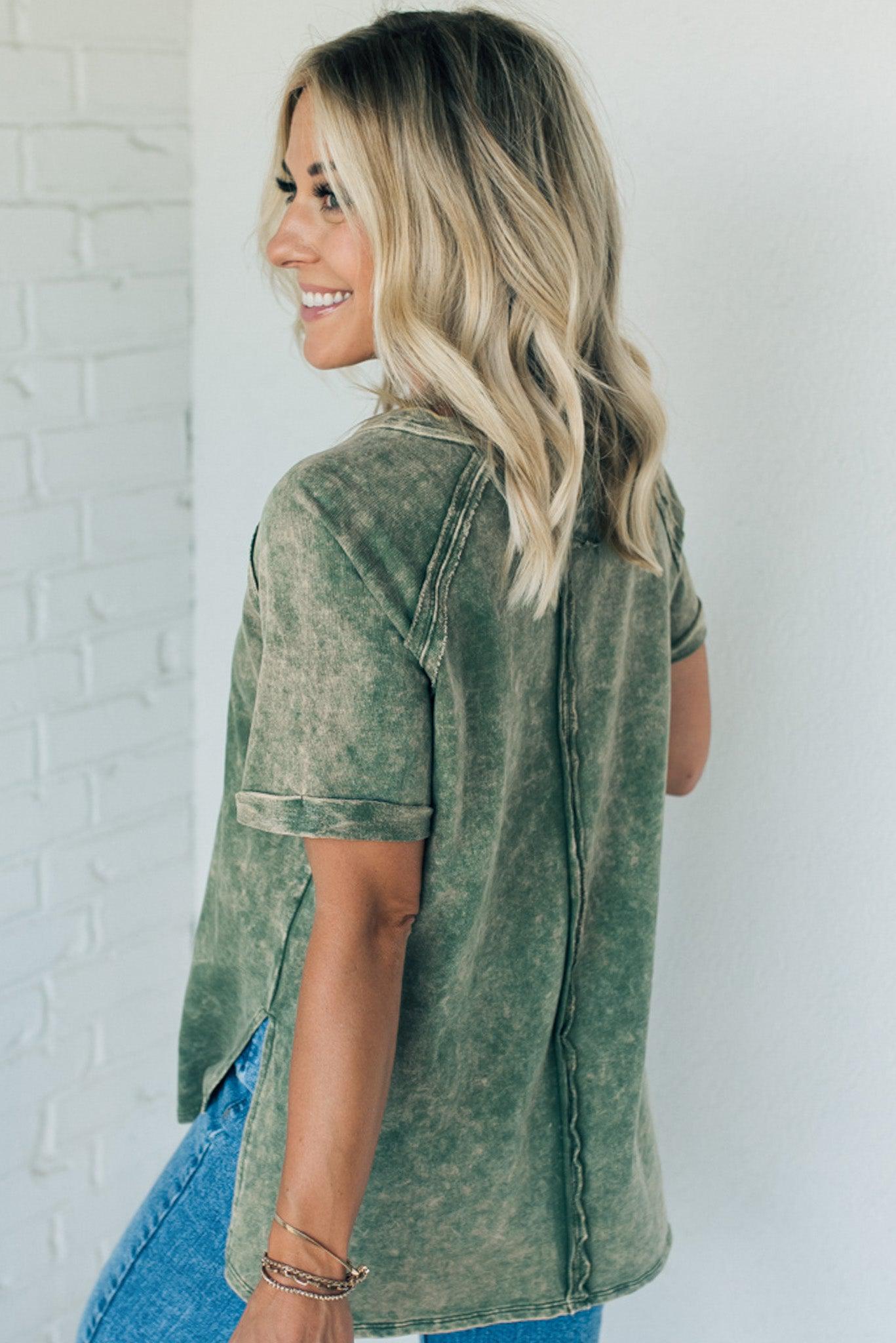 French Terry™ | Acid Wash Top