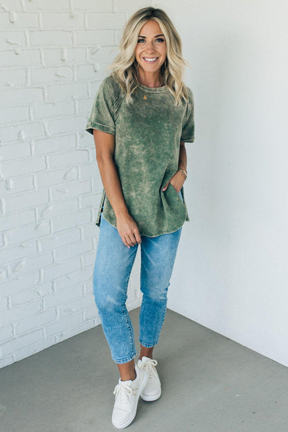 French Terry™ | Acid Wash Top