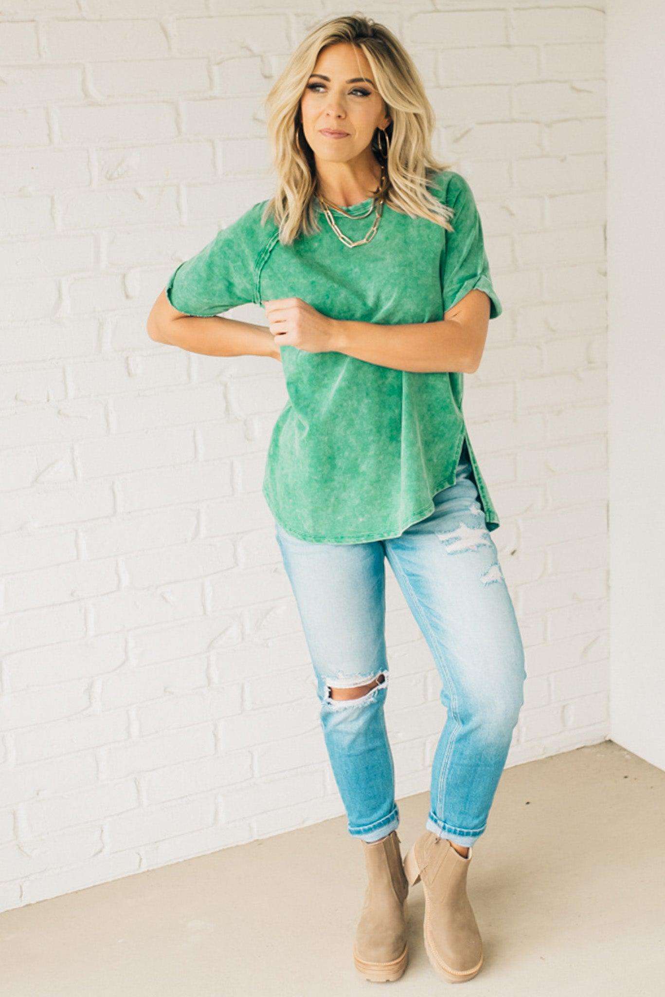 French Terry™ | Acid Wash Top