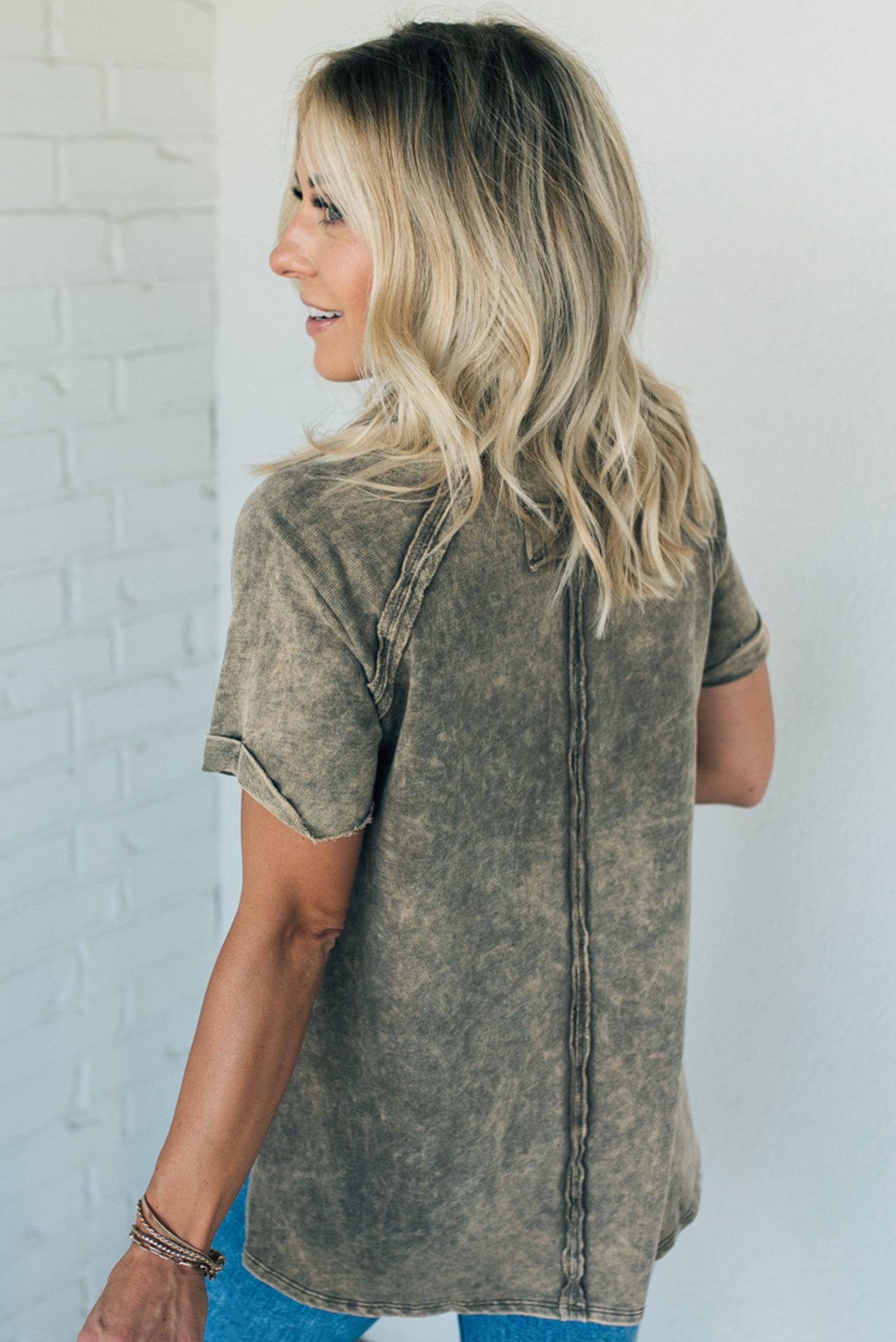 French Terry™ | Acid Wash Top