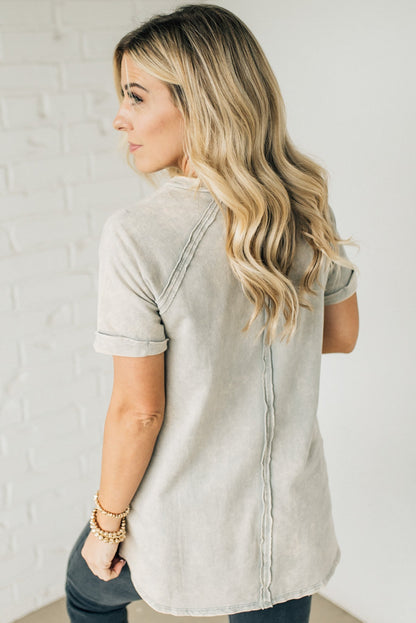 French Terry™ | Acid Wash Top