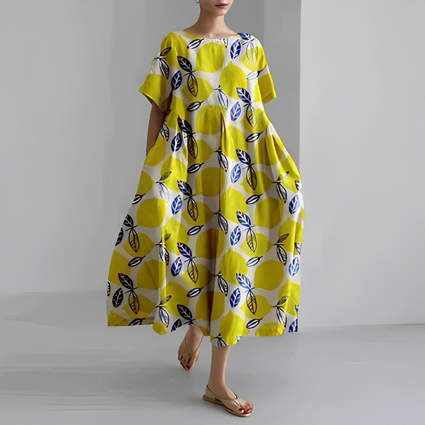 Avela™ - Boho Floral Spring Dress With Tummy Coverage