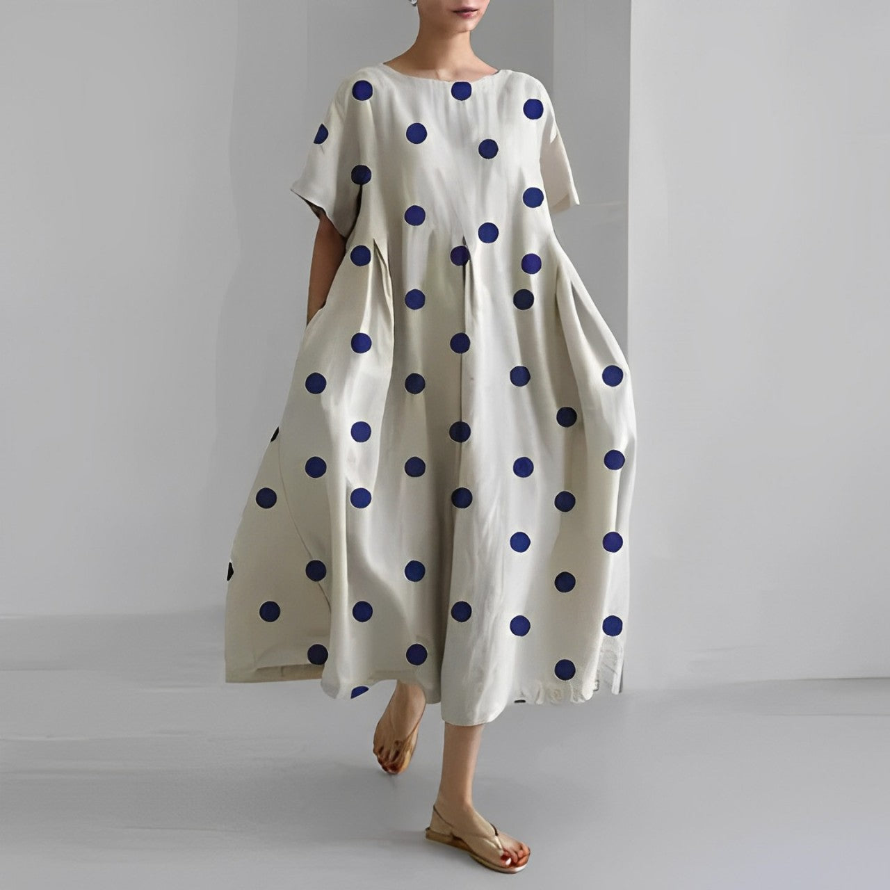 Avela™ - Boho Floral Spring Dress With Tummy Coverage