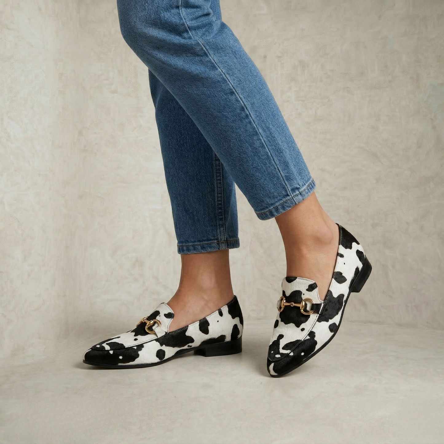 Livia | Buckle Accent Loafers