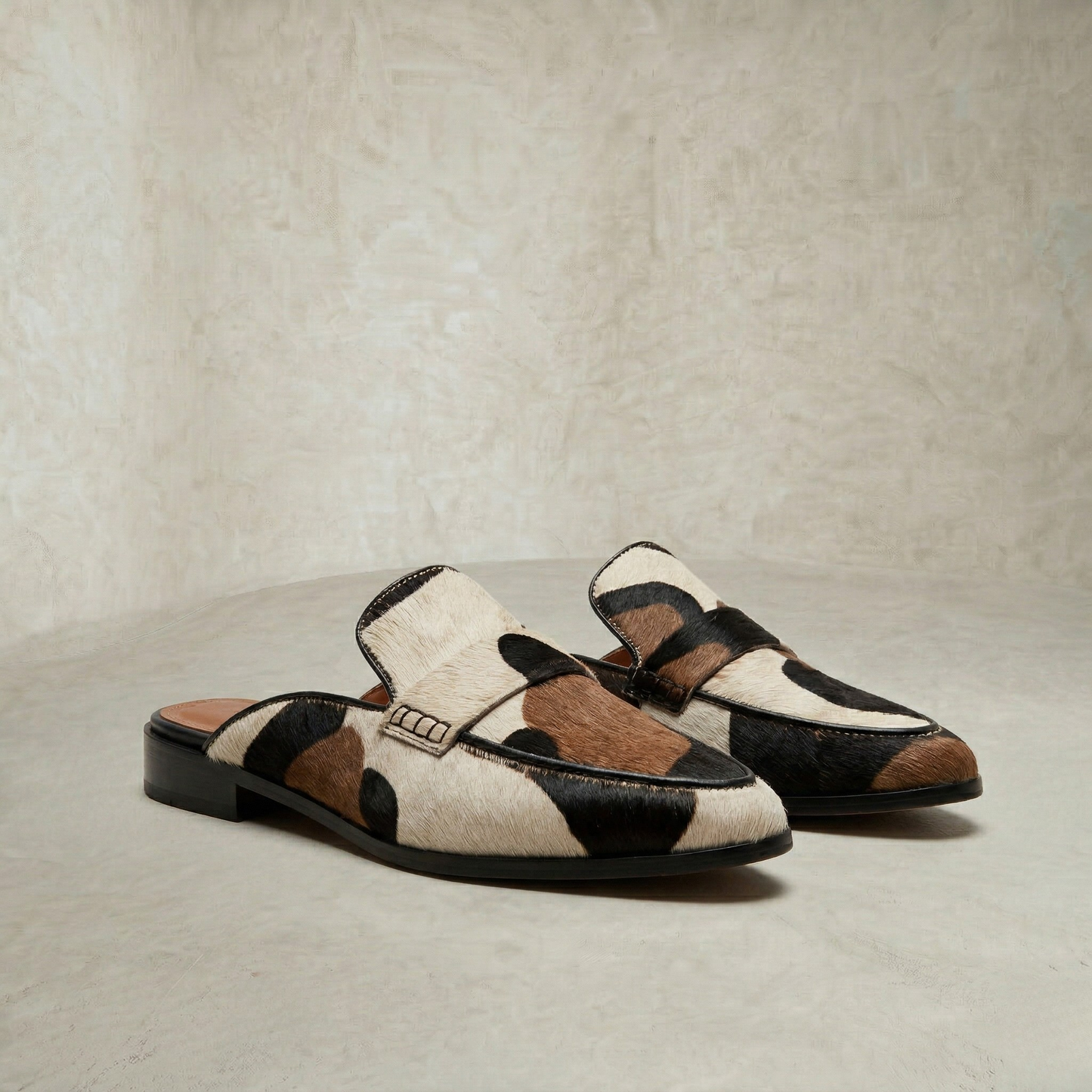 Margaret | Graphic Pattern Loafers