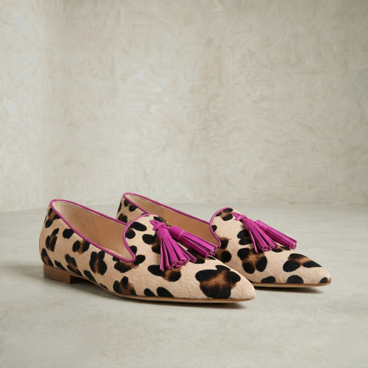 Martha | Metallic Accent Loafers