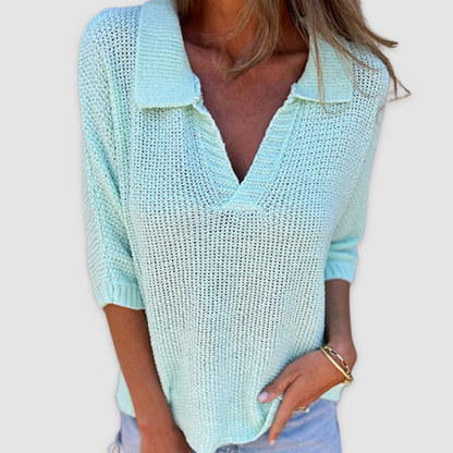 Lucy™ | Elegant V-neck top