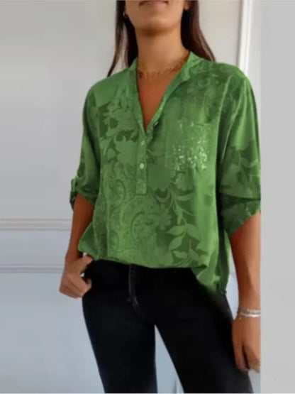 Isla™ | Pocketed V-Neck Shirt