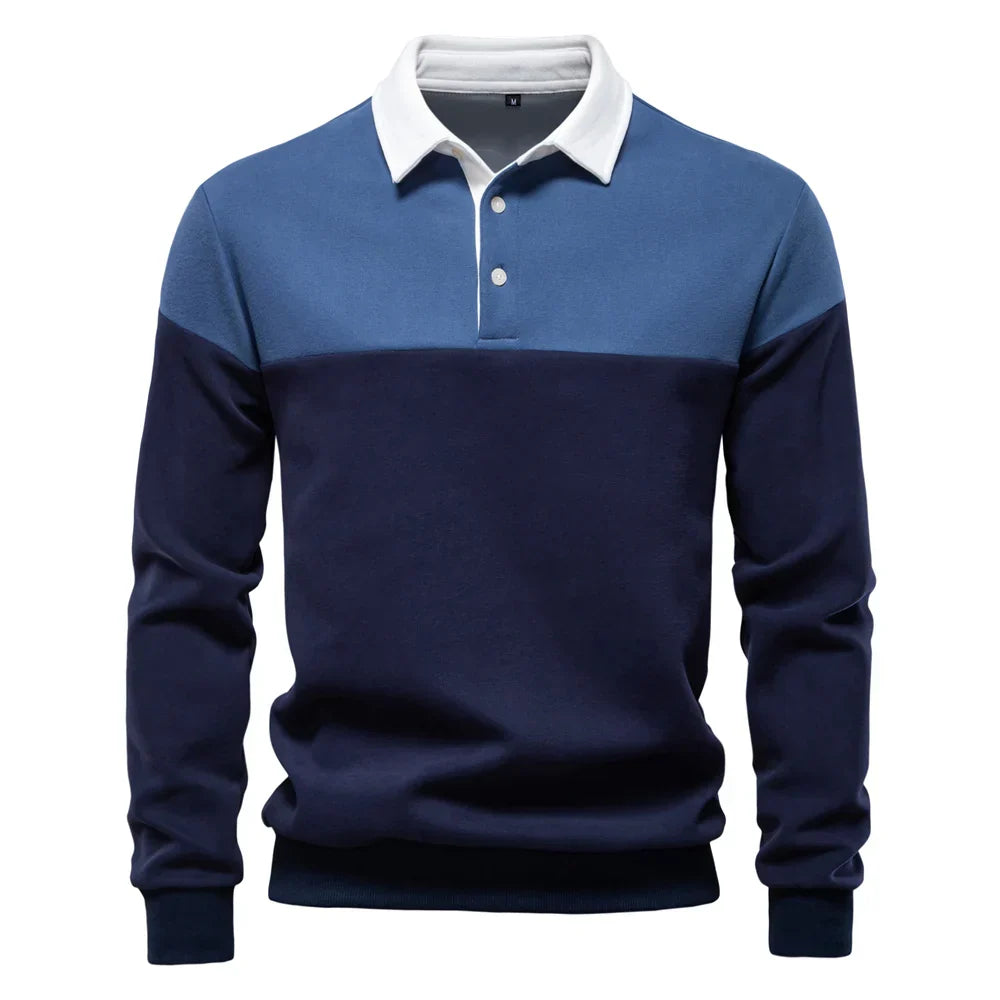 Glen™ | Premium & Casual Long Sleeve Polo Shirt