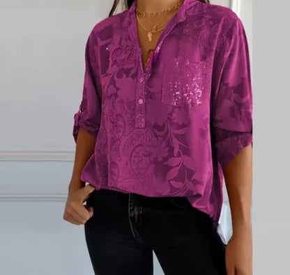 Isla™ | Pocketed V-Neck Shirt