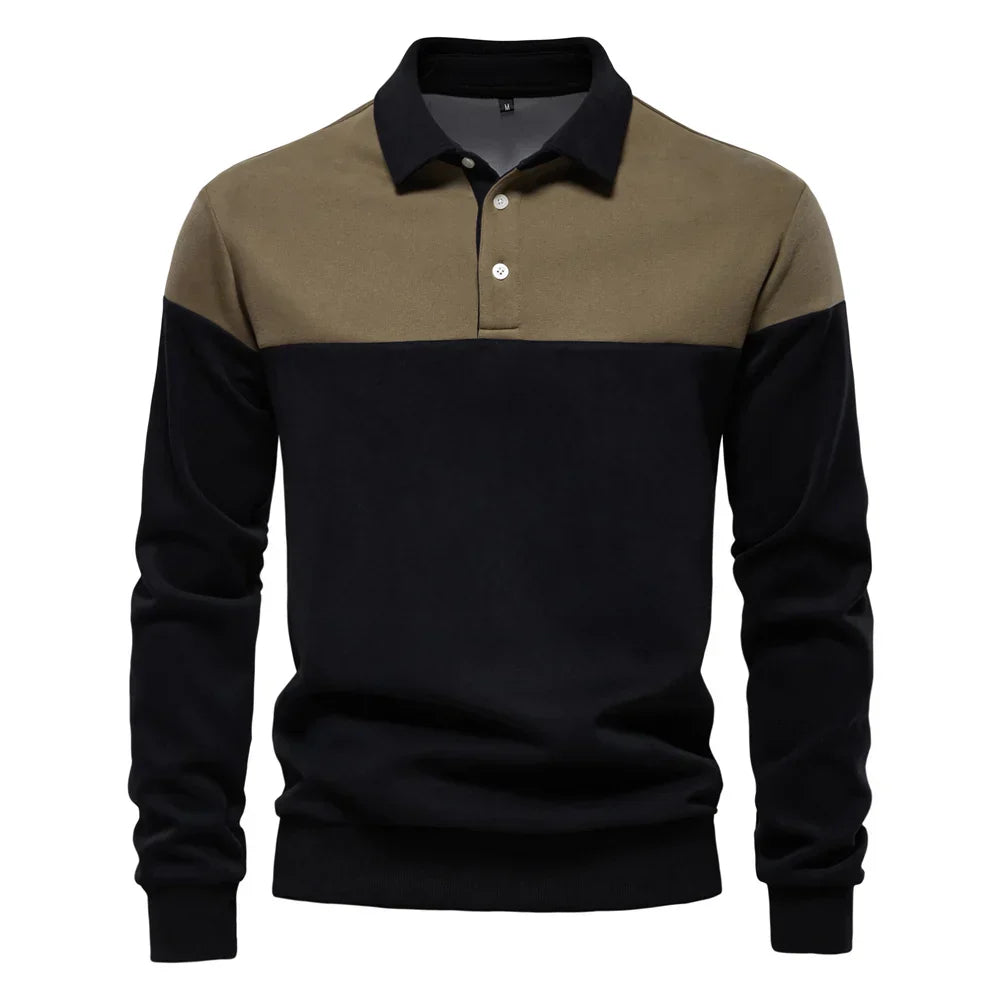 Glen™ | Premium & Casual Long Sleeve Polo Shirt