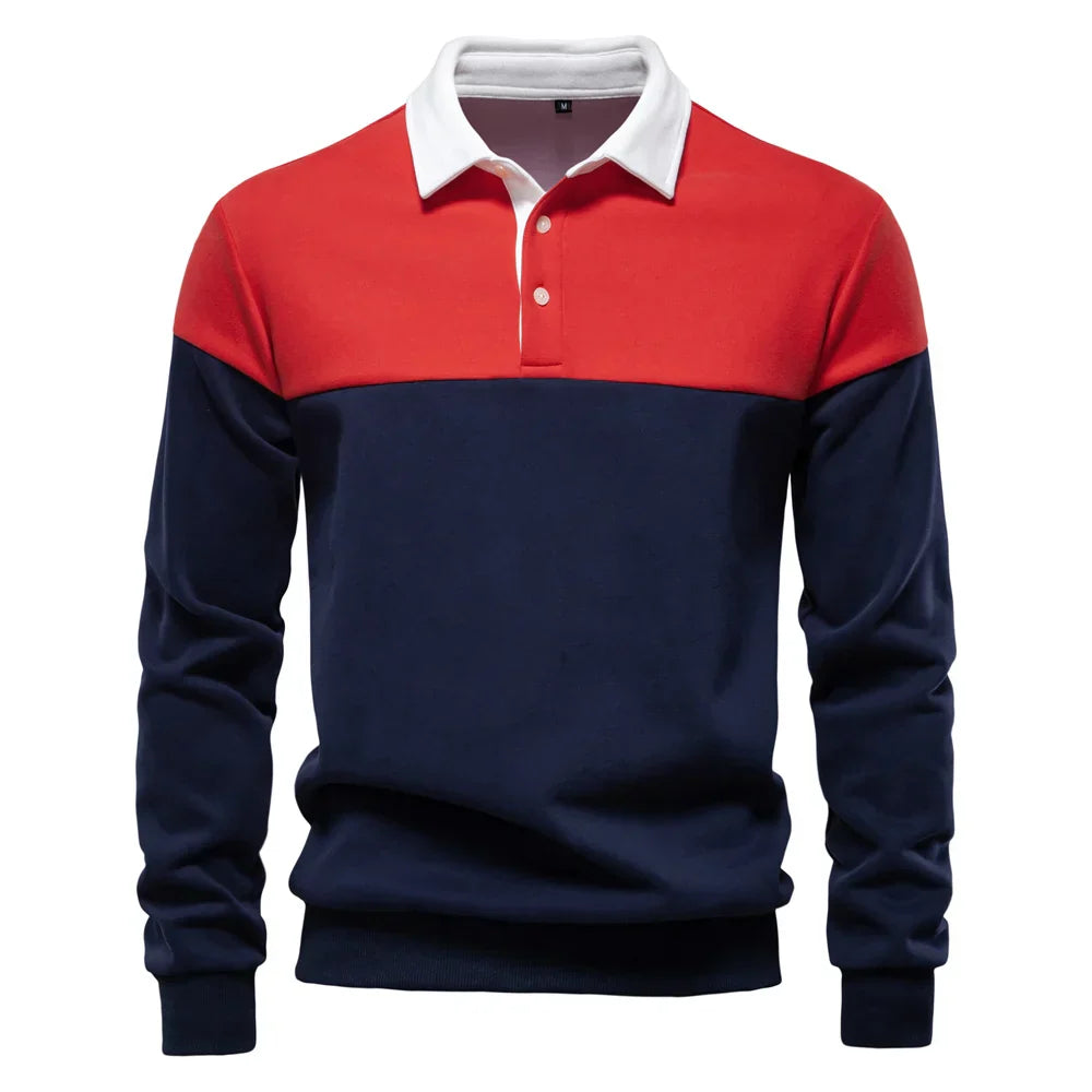 Glen™ | Premium & Casual Long Sleeve Polo Shirt