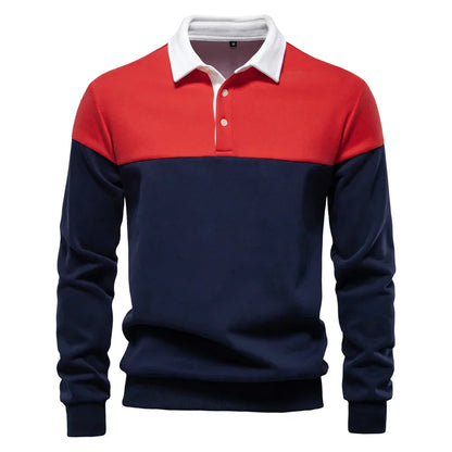 Glen™ | Premium & Casual Long Sleeve Polo Shirt