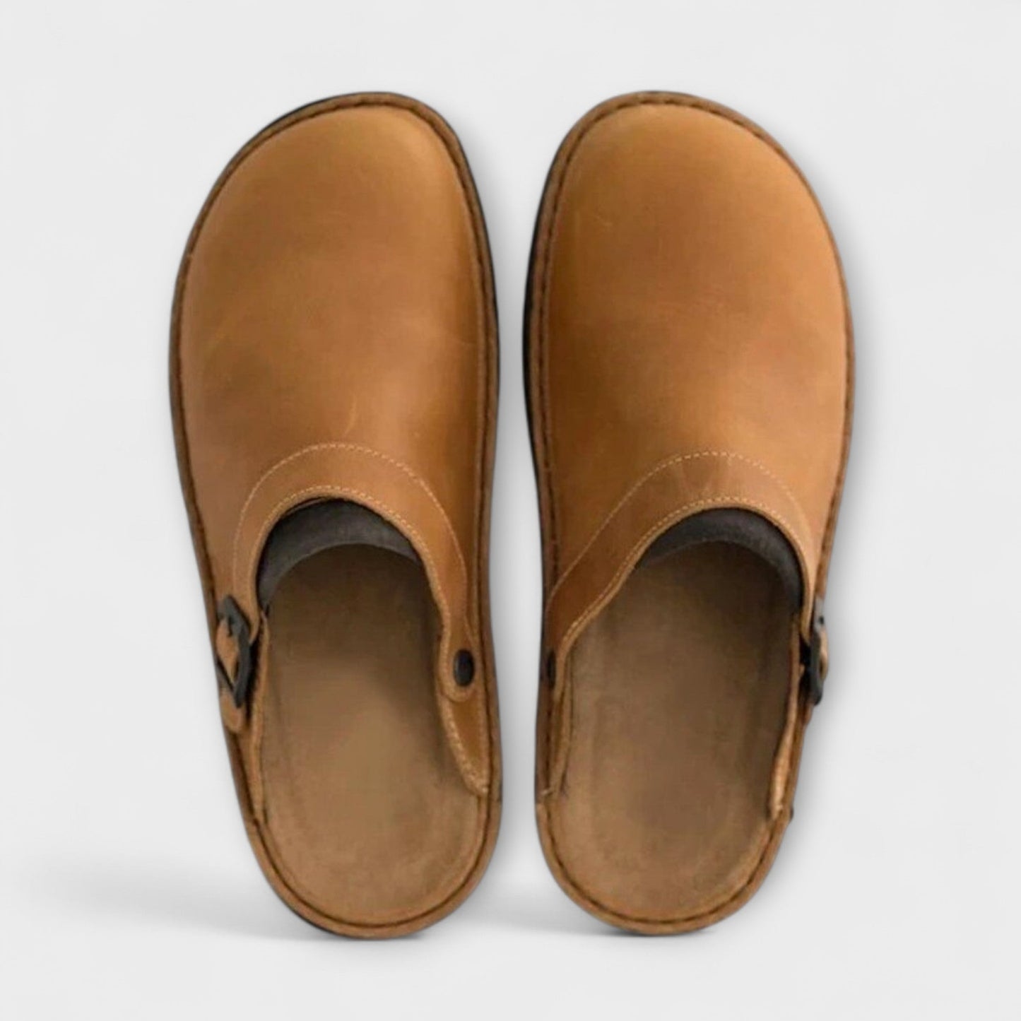 Faux-Leather Orthopedic Shoes with a Light Supportive Fit