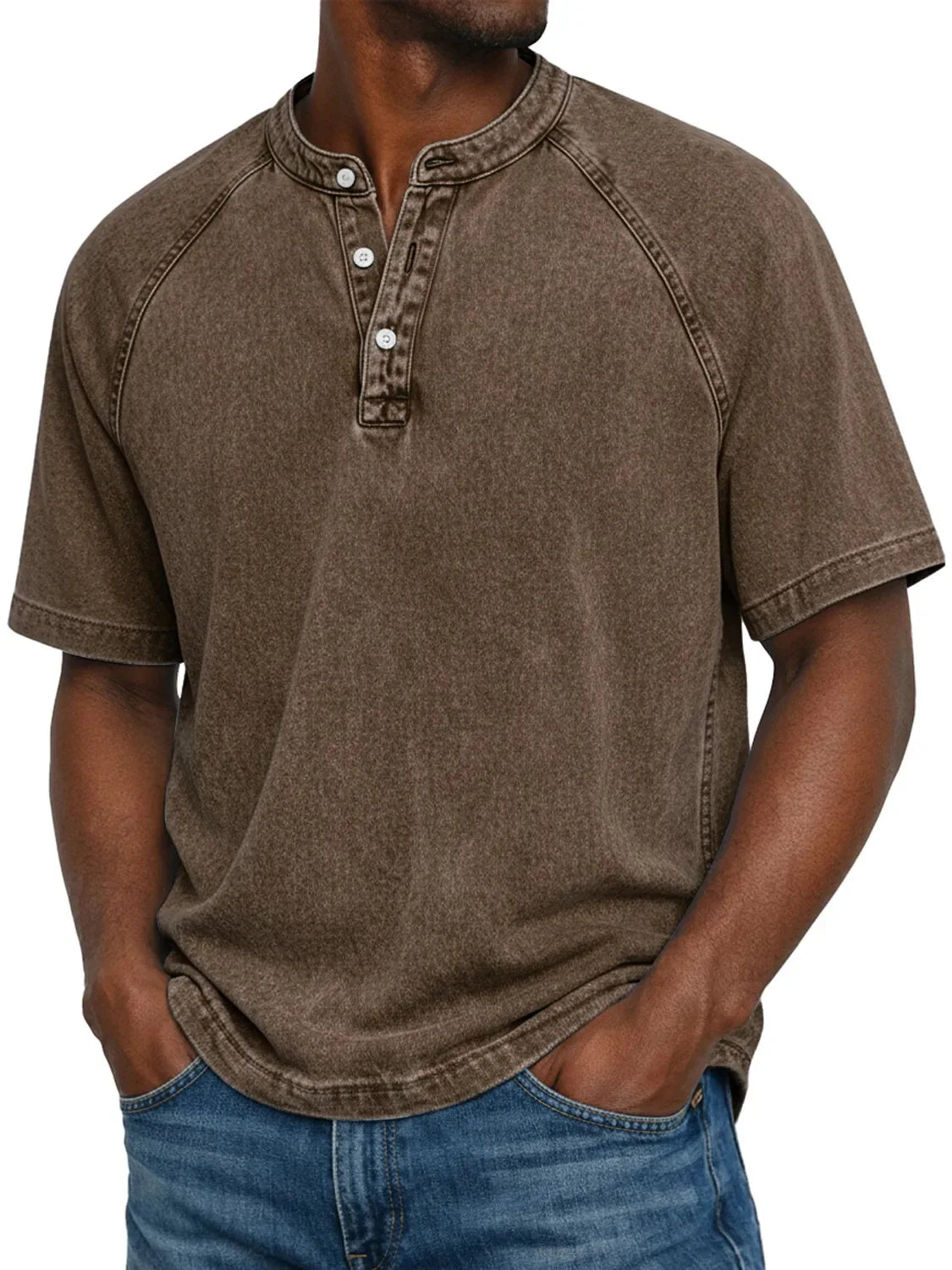 Zaviero™ Vintage Button-Up Shirt for Men