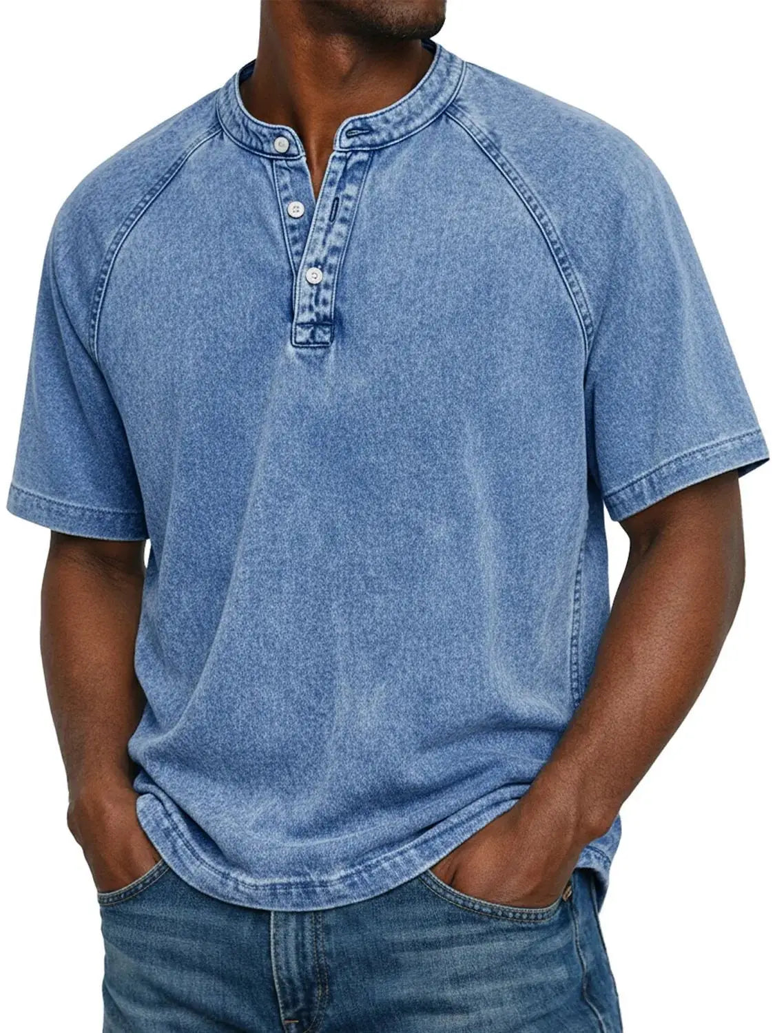 Zaviero™ Vintage Button-Up Shirt for Men