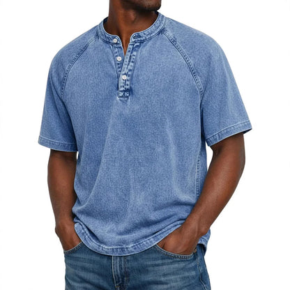 Zaviero™ Vintage Button-Up Shirt for Men