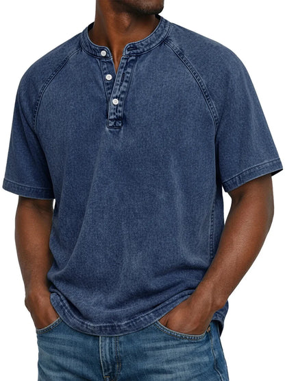 Zaviero™ Vintage Button-Up Shirt for Men
