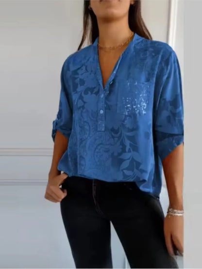 Isla™ | Pocketed V-Neck Shirt