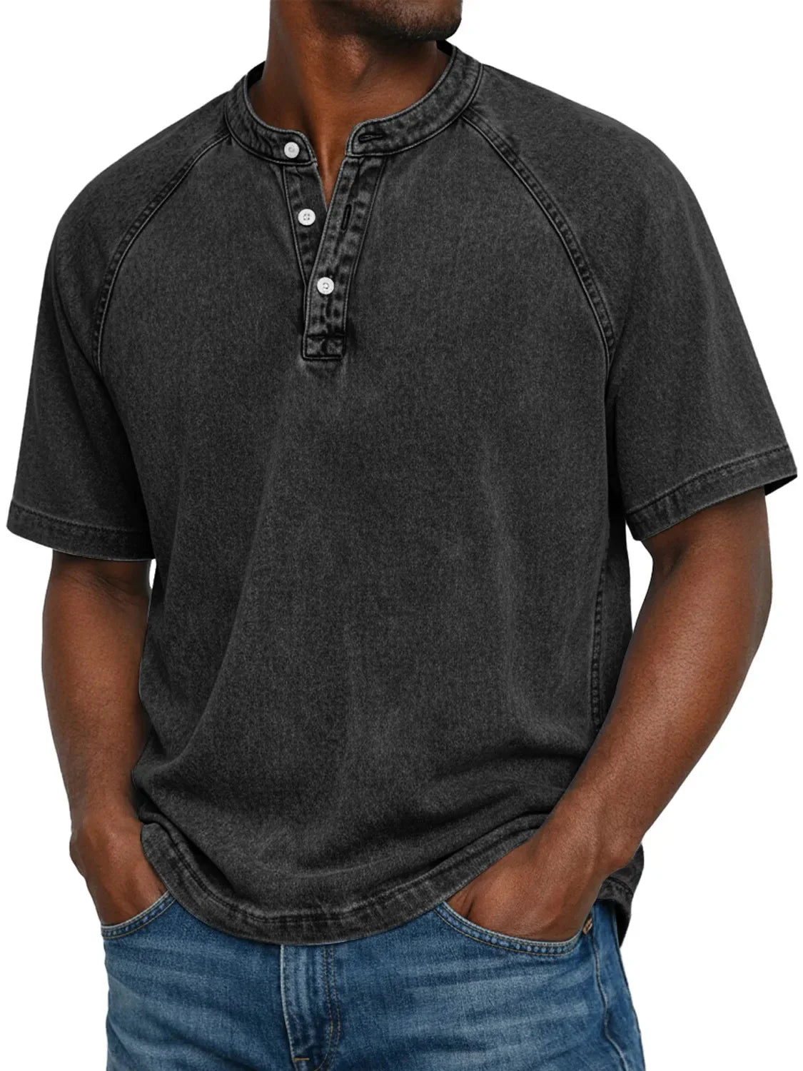 Zaviero™ Vintage Button-Up Shirt for Men