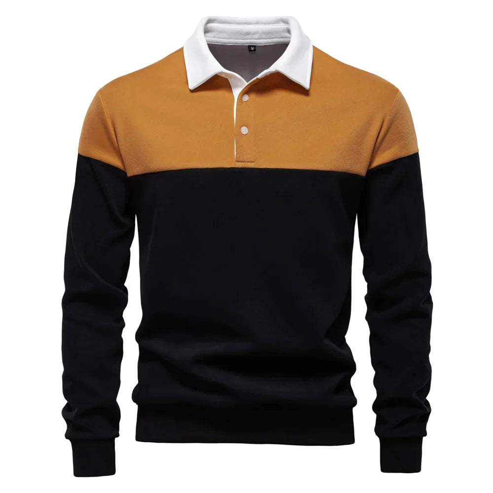 Glen™ | Premium & Casual Long Sleeve Polo Shirt